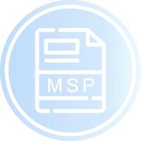 msp kreativ Symbol Design vektor