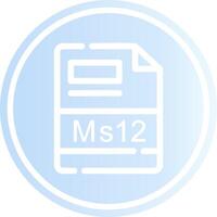 ms12 kreativ ikon design vektor