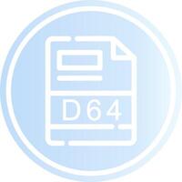 d64 kreativ Symbol Design vektor