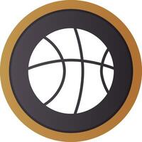 Basketball kreatives Icon-Design vektor