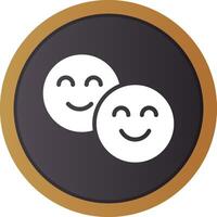 Smiley kreatives Icon-Design vektor