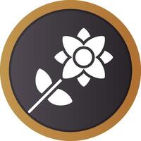 kreatives Icon-Design mit Blumen vektor