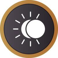 Eclipse kreatives Icon-Design vektor