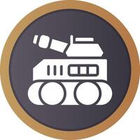 Tank kreatives Icon-Design vektor