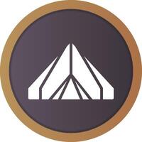 Camping kreatives Icon-Design vektor