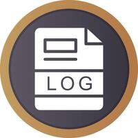 Log kreatives Icon-Design vektor