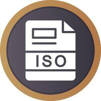 iso kreatives Icon-Design vektor