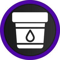 Urinprobe kreatives Icon-Design vektor