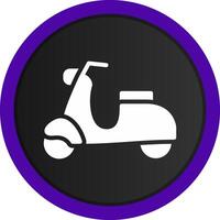 Scooter kreatives Icon-Design vektor