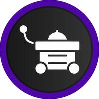 Food Cart kreatives Icon-Design vektor