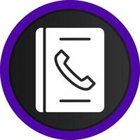 Telefonbuch kreatives Icon-Design vektor