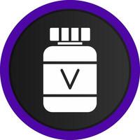 Vitamin kreatives Icon-Design vektor