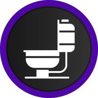 Toilette kreatives Icon-Design vektor