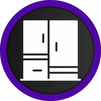 Kleiderschrank kreatives Icon-Design vektor