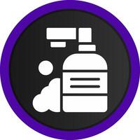 Shampoo kreatives Icon-Design vektor