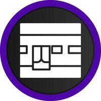 Kaaba kreatives Icon-Design vektor