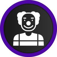 Clown kreatives Icon-Design vektor