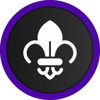 Fleur de Lis kreatives Icon-Design vektor