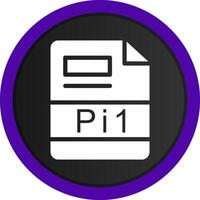 pi1 kreativ Symbol Design vektor