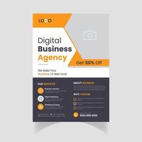 Corporate Business Marketing Flyer Vorlage vektor