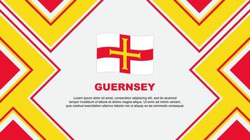 guernsey flagga abstrakt bakgrund design mall. guernsey oberoende dag baner tapet vektor illustration. guernsey vektor