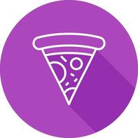 Pizza-Vektor-Symbol vektor