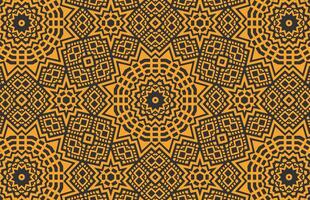 golden Farbe islamisch Muster vektor
