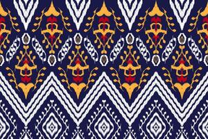 ethnisch Zahl aztekisch Stickerei Stil.geometrisch Ikat orientalisch traditionell Kunst Musterdesign zum ethnisch Hintergrund, Hintergrund, Mode, Kleidung, Verpackung, Stoff, Element, Sarong, Grafik, Vektor Illustration.