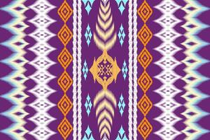 ethnisch Zahl aztekisch Stickerei Stil.geometrisch Ikat orientalisch traditionell Kunst Musterdesign zum ethnisch Hintergrund, Hintergrund, Mode, Kleidung, Verpackung, Stoff, Element, Sarong, Grafik, Vektor Illustration.