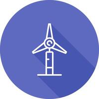 Symbol für Windmühlenvektor vektor