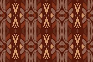 ikat abstrakt geometrisk broderi etniska mönster design. Aztec tyg matta mandala prydnad chevron textil dekoration tapeter. tribal boho infödda etniska kalkon traditionell vektor bakgrund