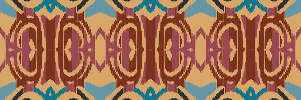 ikat mönster i tribal. geometriska etniska traditionella. mexikansk randig stil. design för bakgrund, tapeter, vektorillustration, tyg, kläder, batik, matta, broderi. vektor