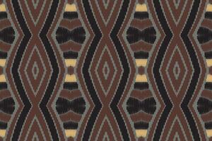 ikat abstrakt geometrisk broderi etniska mönster design. Aztec tyg matta mandala prydnad chevron textil dekoration tapeter. tribal boho infödda etniska kalkon traditionell vektor bakgrund