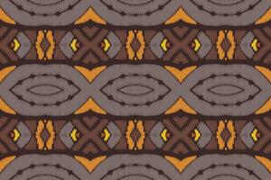 ikat abstrakt geometrisk broderi etniska mönster design. Aztec tyg matta mandala prydnad chevron textil dekoration tapeter. tribal boho infödda etniska kalkon traditionell vektor bakgrund