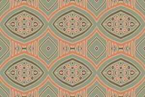 stoff ikat nahtloses muster geometrischer ethnischer traditioneller stickerei style.design für hintergrund, teppich, matte, sarong, kleidung, vektorillustration. vektor