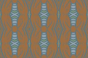 ikat abstraktes geometrisches ethnisches musterdesign der stickerei. aztekischer Stoff Teppich Mandala Ornament Chevron Textildekoration Tapete. tribal boho einheimischer ethnischer türkei traditioneller vektorhintergrund vektor