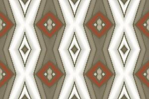 etnisk ikat sömlös mönster i stam. amerikansk, mexikansk stil. aztec geometrisk prydnad skriva ut. vektor