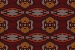 ikat abstrakt geometrisk broderi etniska mönster design. Aztec tyg matta mandala prydnad chevron textil dekoration tapeter. tribal boho infödda etniska kalkon traditionell vektor bakgrund