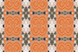 stoff ikat nahtloses muster geometrischer ethnischer traditioneller stickerei style.design für hintergrund, teppich, matte, sarong, kleidung, vektorillustration. vektor