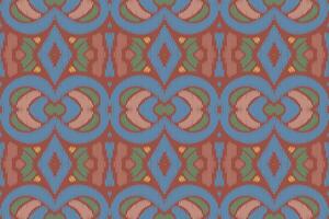 ikat abstrakt geometrisk broderi etniska mönster design. Aztec tyg matta mandala prydnad chevron textil dekoration tapeter. tribal boho infödda etniska kalkon traditionell vektor bakgrund