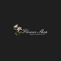 Blume Geschäft Logo Vektor bereit eps 10 Format