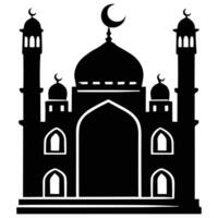 ramadan moské , islamisk moské , masjid vektor