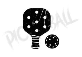 Pickleball Vektor Silhouette Vorlagen. spielen, Pickleball Vektor, Ball, Turnier, Logo, spielerisch, Spielplatz