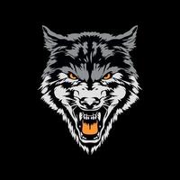 wolf logo design vektor