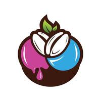 Logo Eis Sahne Tee und Kaffee Vektor Design