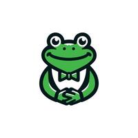 Prinz charmant Frosch Vektor Illustration Logo, T-Shirt verwenden