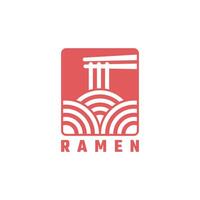 Ramen Logo Design vektor