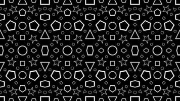 svart och vitt geometriska sömlösa mönster vektor