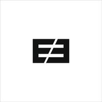 Initiale Brief ee Logo oder e Logo Vektor Design Vorlage