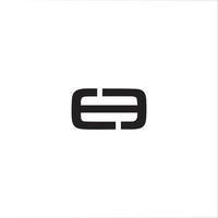 Initiale Brief ee Logo oder e Logo Vektor Design Vorlage